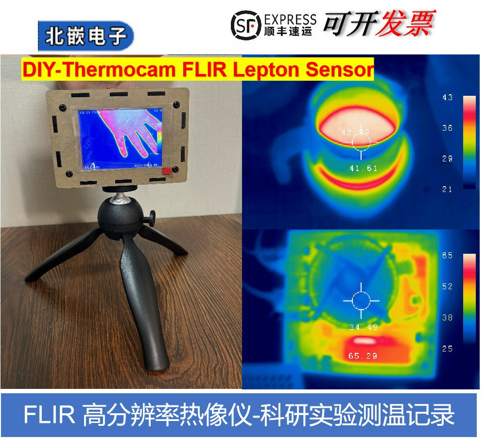 菲利爾 lepton熱像儀 紅外熱成像電子檢修設備 非接觸測溫