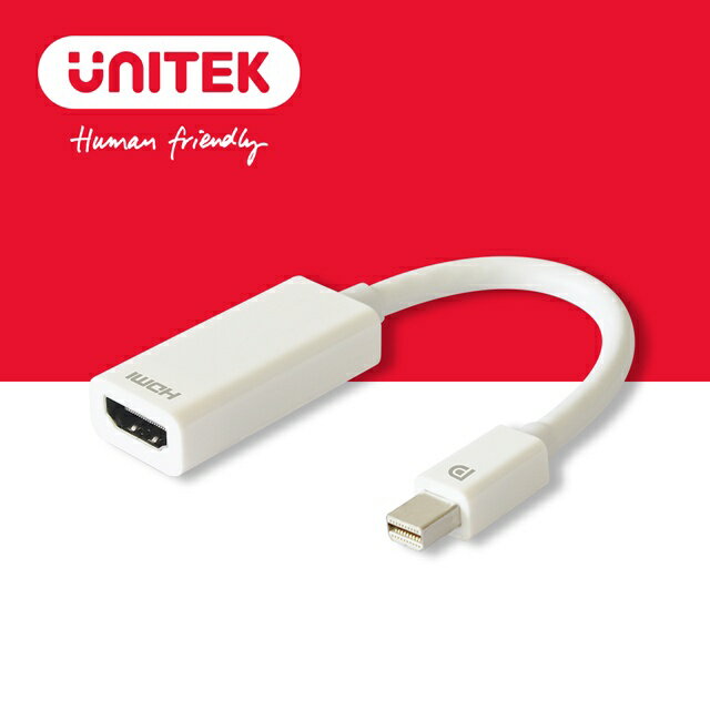 【樂天限定_滿499免運】UNITEK Mini DP轉HDMI轉換器-4K (Y-6331)
