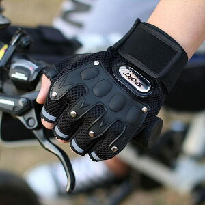 騎行半指手套男士夏季薄款戶外運動防滑耐磨摩托車自行車戰術手套