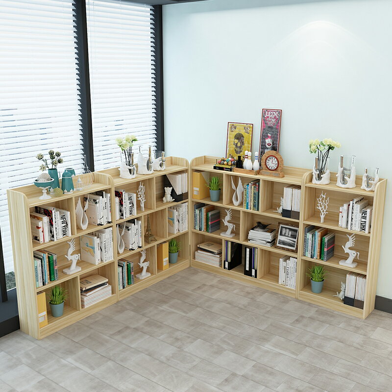 客廳小型書櫃家用兒童落地學生小書架簡約現代簡易寶寶圓角置物架