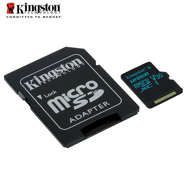 金士頓 128G Kingston Canvas Go! microSD UHS-I Class 3 U3  高速記憶卡