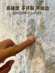 星月石墻板石皮背景墻巖石軟質大板柔性石材文化石英安巖裝飾板材