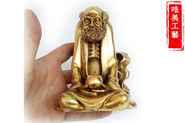 吉祥純銅達摩祖師擺件大號達摩祖師銅像風水銅器菩提達摩祖師| 協貿國際