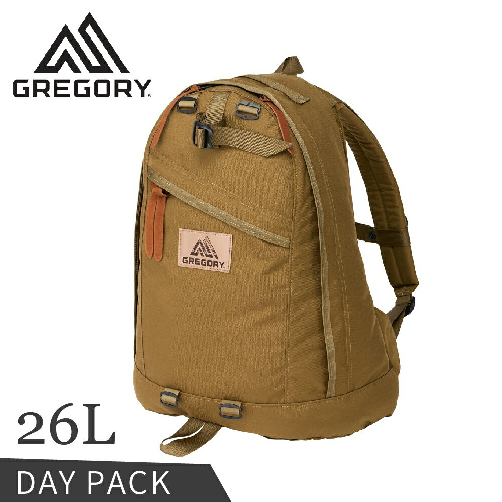 【GREGORY 美國 26L DAY PACK後揹包《郊狼棕》】65169/雙肩揹包/日系街包/休閒揹包/登山/旅行/健行