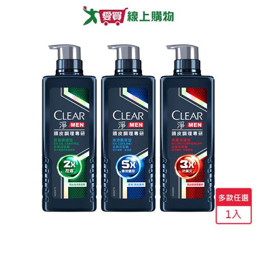 Clear淨 男士頭皮調理專研去屑洗髮精570g(多款任選)【愛買】