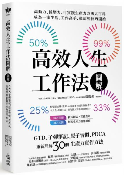 高效人生工作法圖解：GTD、子彈筆記、原子習慣、PDCA，重新理解30個生產力實作方法【城邦讀書花園】