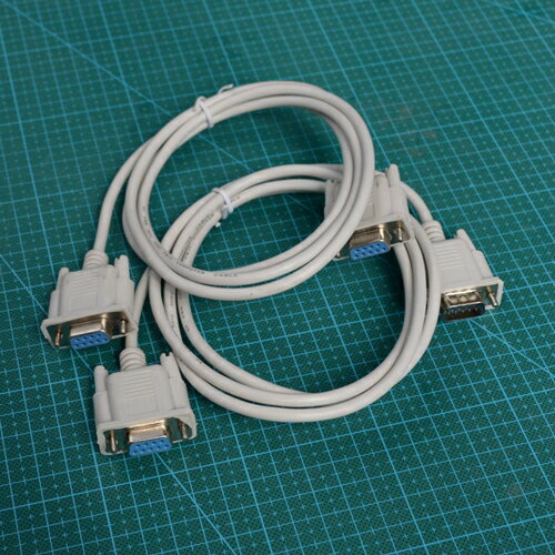 3D列印機配件 9針串列埠線 母對母/公對母 RS232線DB9數據線1.5米