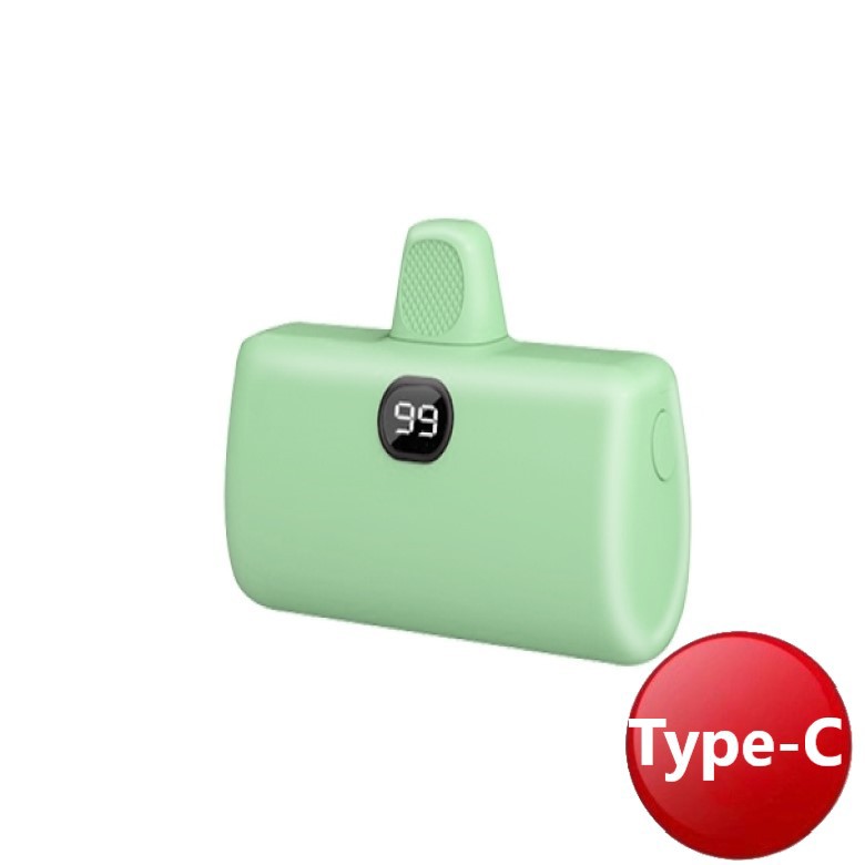 MCK迷你行動電源Type-C 5000mah(綠) [大買家]