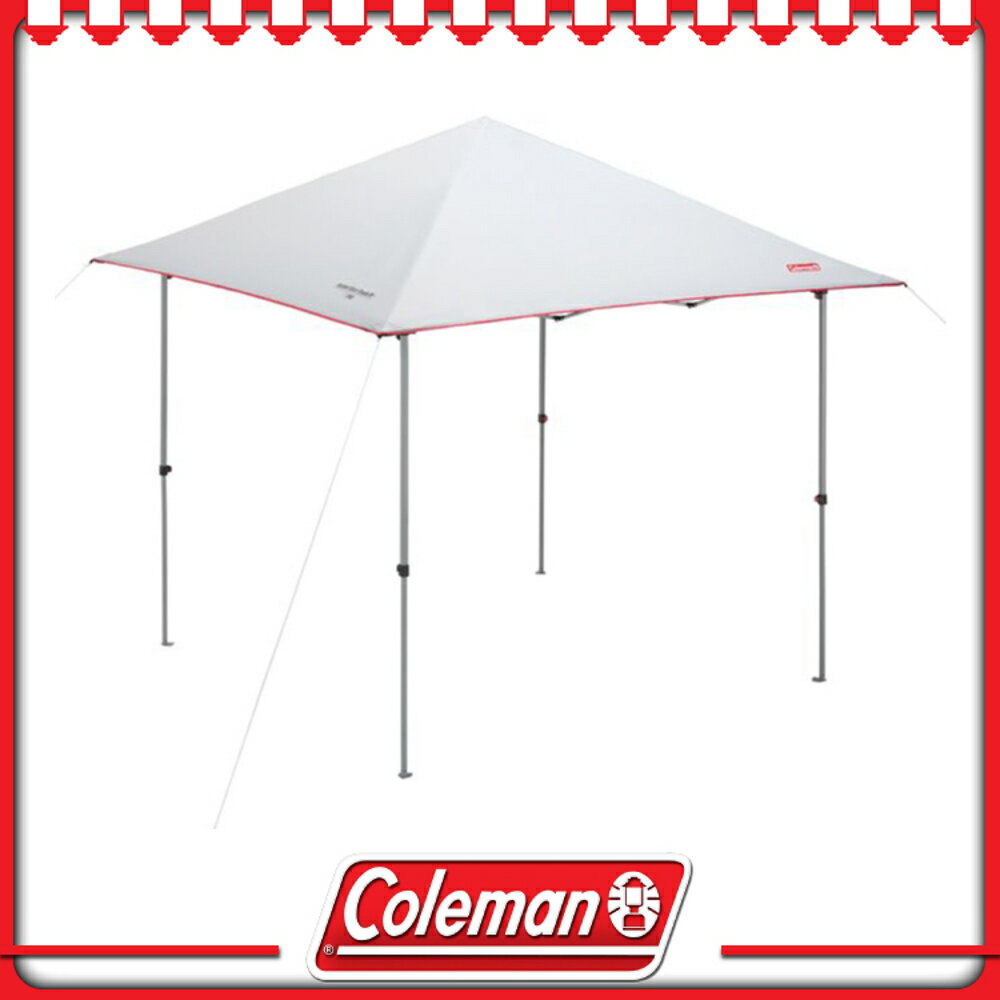 【Coleman 美國 快搭遮陽帳/M+】34601/炊事帳/可抵擋強風/戶外/登山/露營用品/天幕帳棚