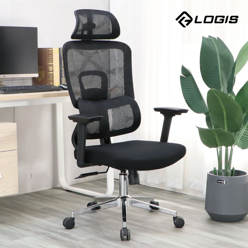 LOGIS 暗影律動電腦椅辦公椅 人體工學椅【2501B】