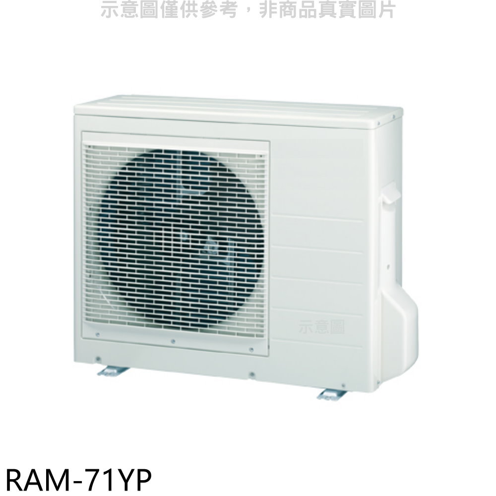 全館領券再折★日立江森【RAM-71YP】變頻冷暖1對2分離式冷氣外機