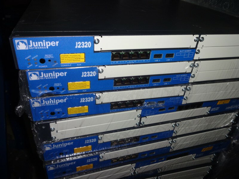 瞻博 Juniper J2320-JB 4口千兆路由器 內置防火墻 質保4個月
