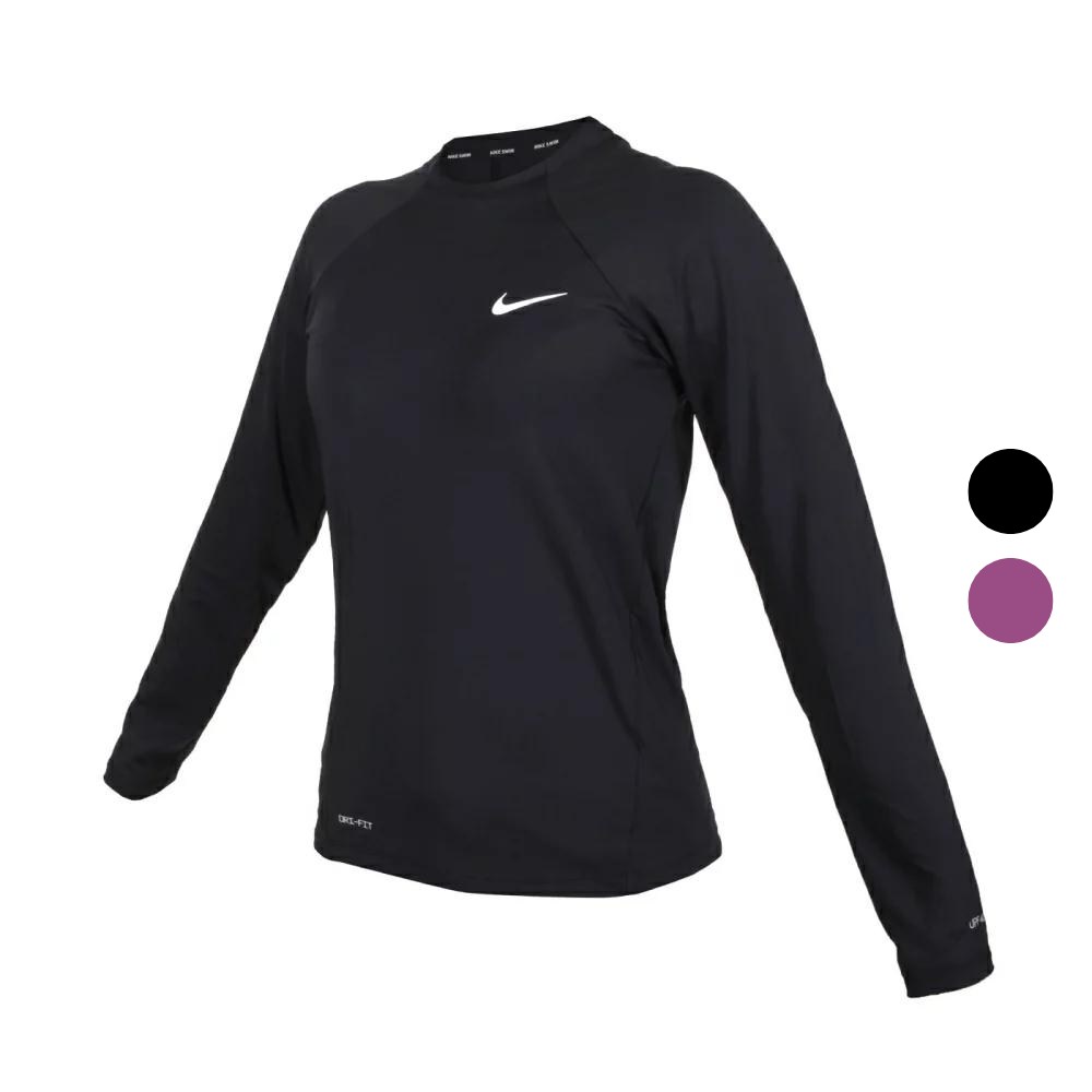 NIKE Essential 成人女性長袖防曬衣 長袖上衣 抗UV UPF 40+ DRI-FIT NESSA386【樂買網】