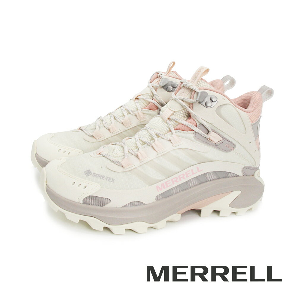 MERRELL(女)MOAB SPEED 2 MID GTX防水中筒登山健行鞋 女鞋-淺粉色