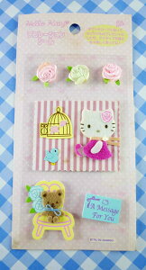 【震撼精品百貨】Hello Kitty 凱蒂貓 KITTY立體貼紙-側坐 震撼日式精品百貨