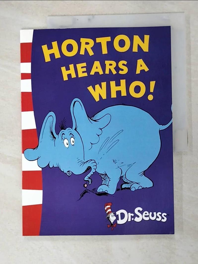 【書寶二手書T3／電玩攻略_JWK】Dr. Seuss Yellow Back Book: Horton Hears A Who!_Dr. Seuss