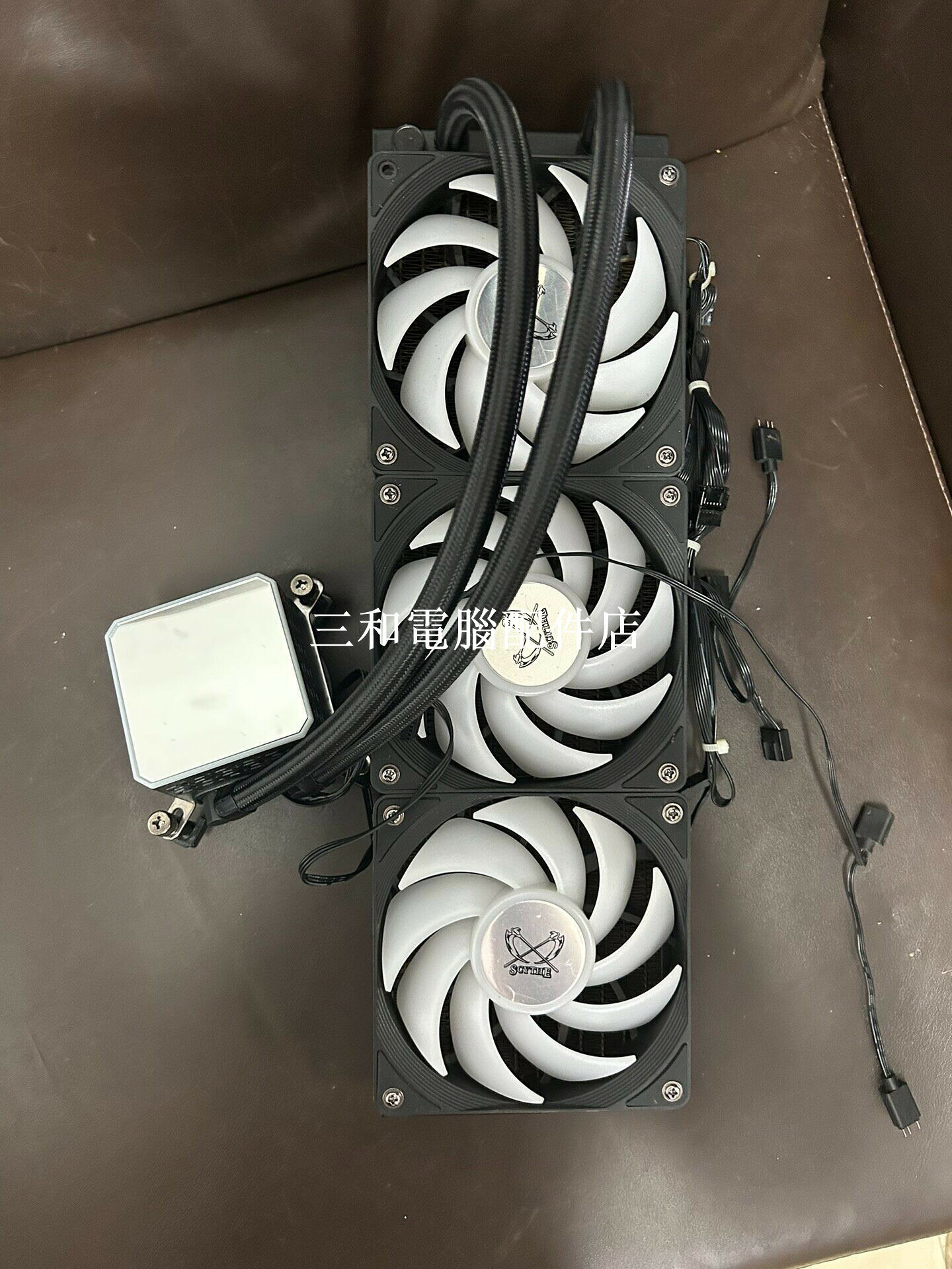 RGB 360水冷散熱器 支援神光同步 1700扣具 13400F CPU拆機配件