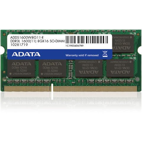 威剛 筆記型記憶體 【ADDS1600W8G11-R】 8GB DDR3-1600 1.35V 終保 新風尚潮流