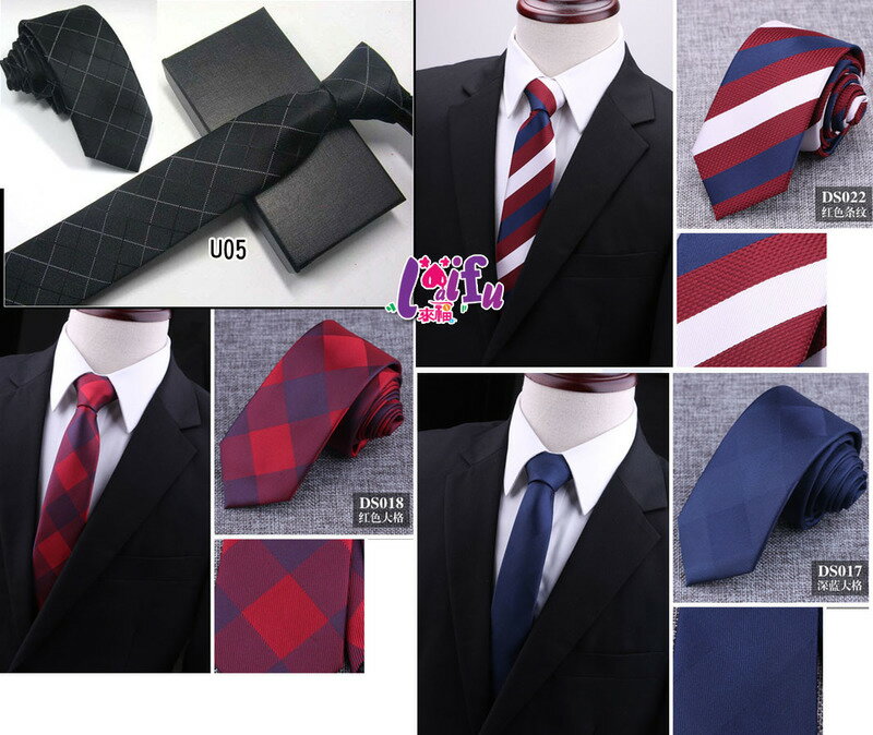 來福領帶，k1059領帶手打6cm花紋領帶手打領帶窄領帶中版領帶，售價150元 1