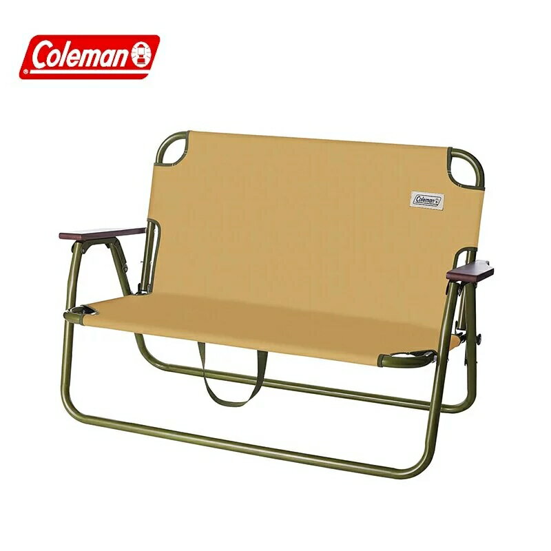 ├登山樂┤美國 Coleman 輕鬆摺疊長椅 土狼棕 CM-34676 雙人椅 折疊椅