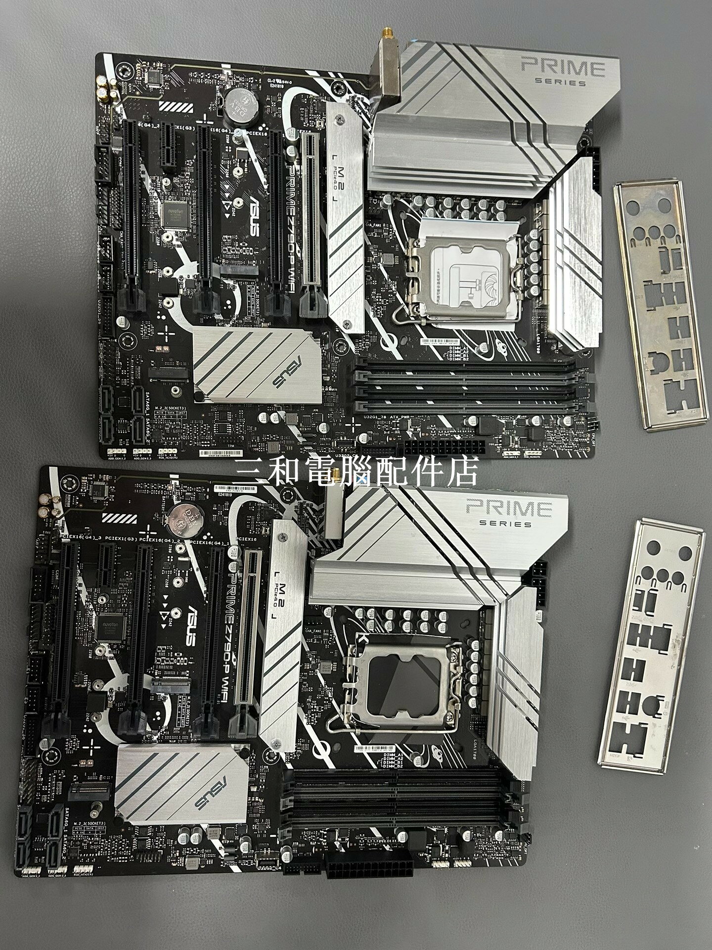 華碩 Z790 P WiFi D5 ATX大主機板 支持 13600KF 實物拍攝 帶HDMI DP介面 2023拆機配件
