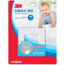 3M 兒童安全防護桌角-透明