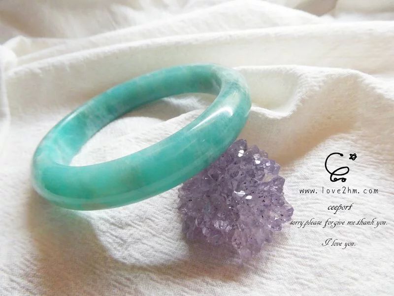 天河石手鐲59mm 天河石 水晶手鐲 [晶晶工坊-love2hm 23222