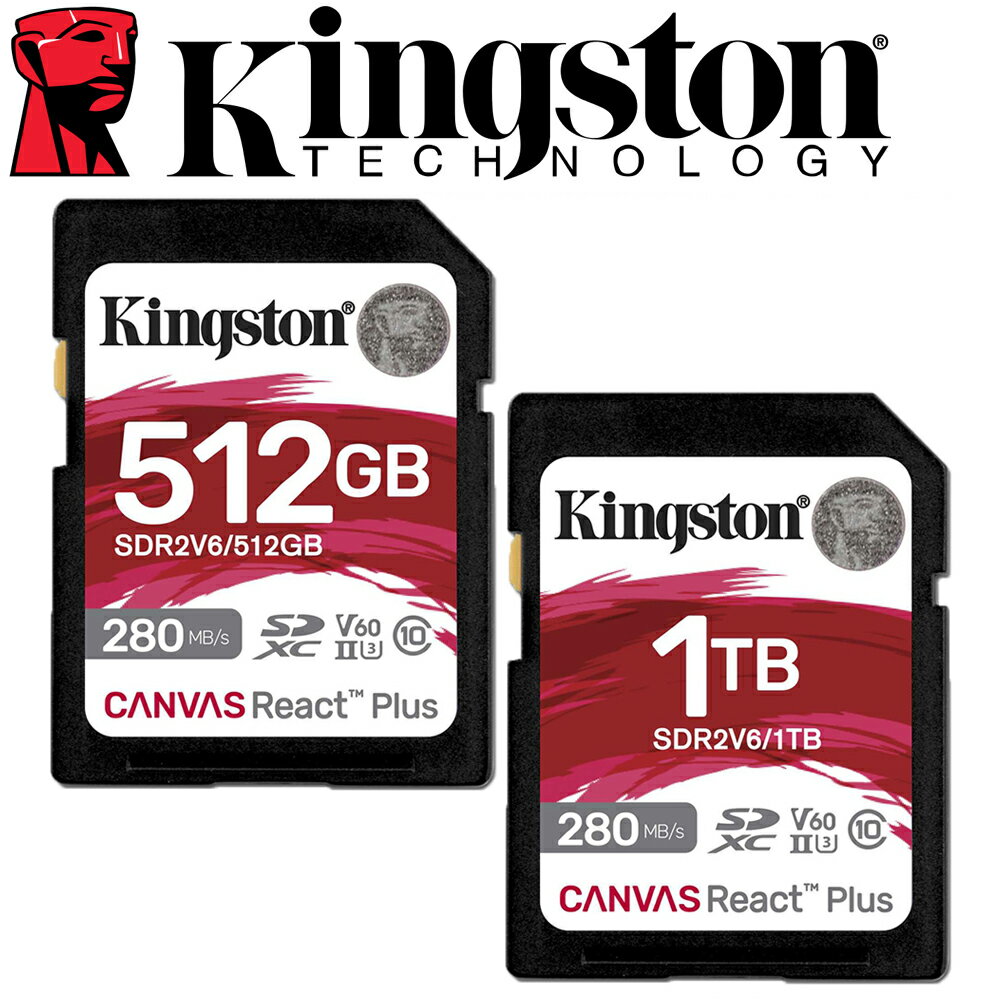 Kingston 金士頓 512GB 1TB SDXC SD U3 V60 記憶卡 SDR2V6 512G 1T