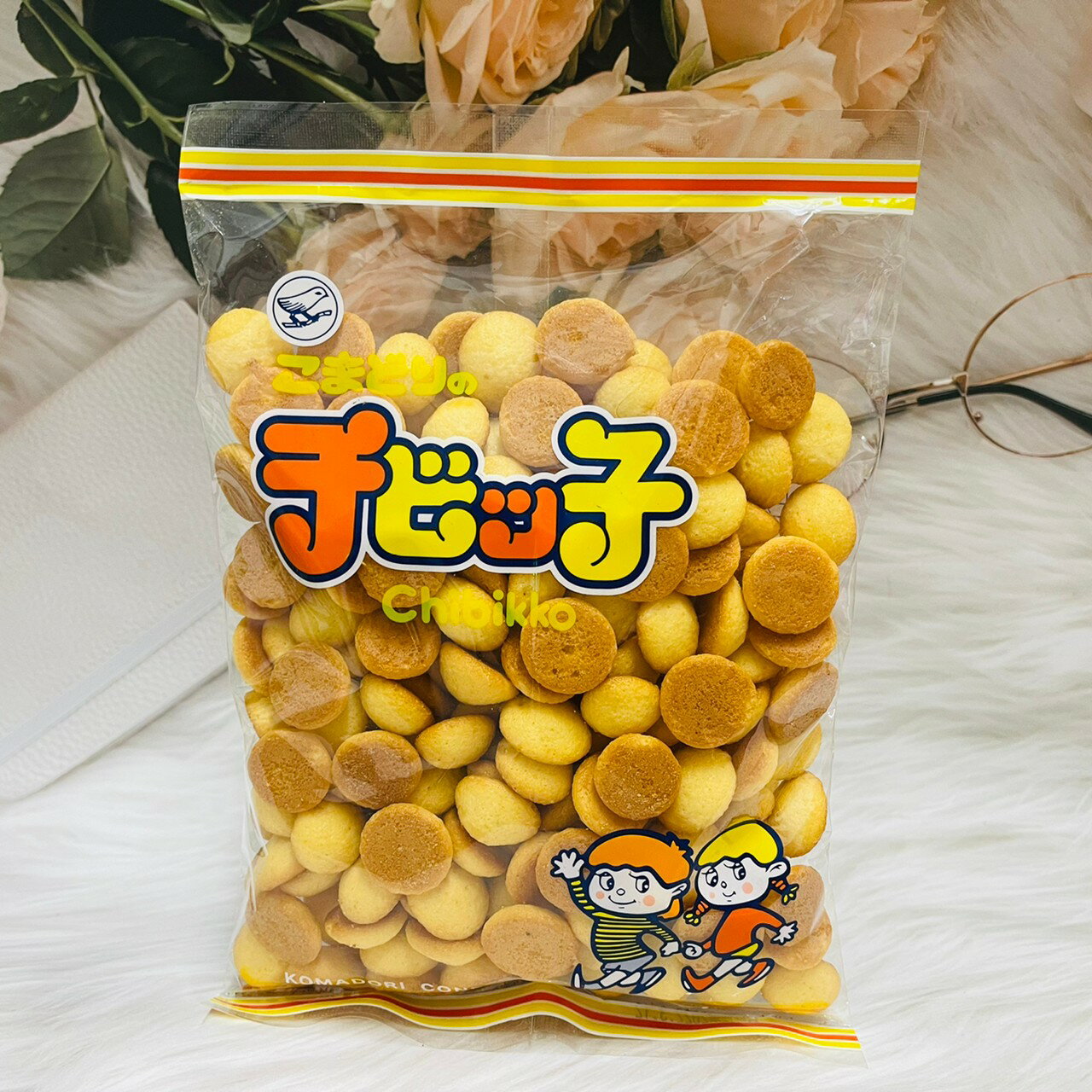 日本 こまどり製菓 chibikko 蛋酥餅乾 125g 蛋酥 小朋友的最愛😄｜全店$199免運