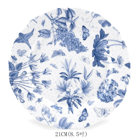 英國Portmeirion 植物藍 21CM(8.5吋)中盤 1