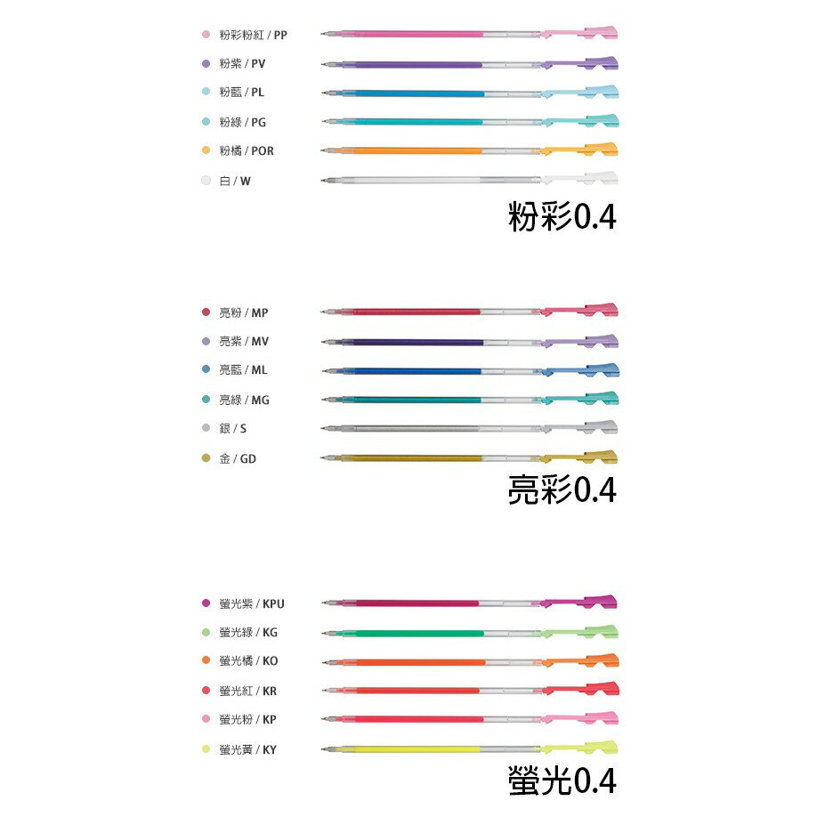 【角落文房】PILOT 百樂 coleto 0.4 ＂新色＂ 粉彩/亮彩 BLS-CLT4 超細變芯筆芯 替芯