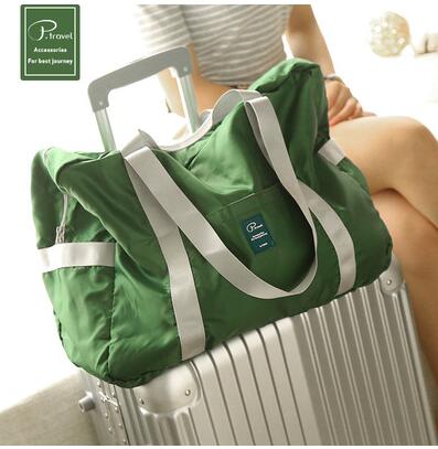 旅行包包女可折疊手提輕便大容量短途便攜袋子出行收納旅游行李袋 城市玩家
