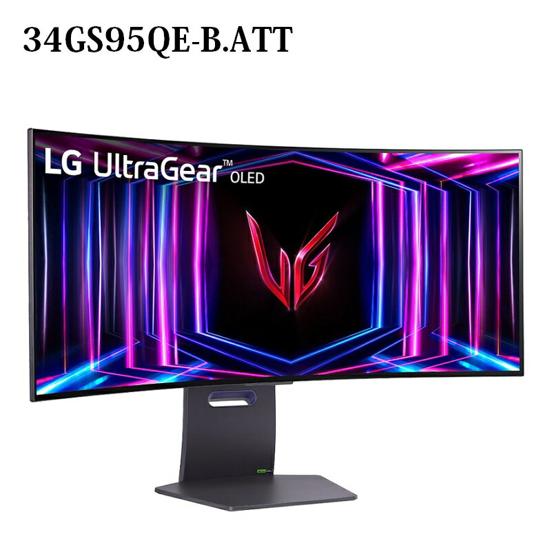 【享最高折300】LG 樂金 34GS95QE-B 34吋 UltraGear™ 21:9 WQHD OLED 240Hz 曲面電競螢幕
