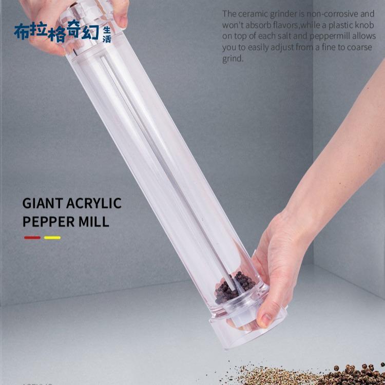 便攜式 海鹽香料研磨器 胡椒粉手動香料磨家用胡椒研磨機[PP0509061]