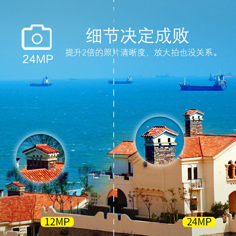 SJCAM速影SJ6pro雙屏4K運動相機摩托車記錄儀高清DV攝像360全景