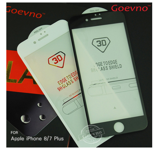 Goevno Apple iPhone 8/7 Plus 3D 滿版玻璃貼
