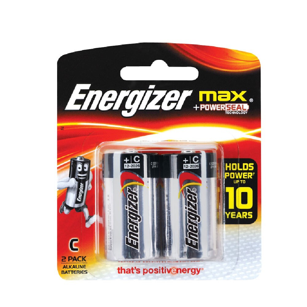 【Energizer 勁量】鹼性電池 2號2入
