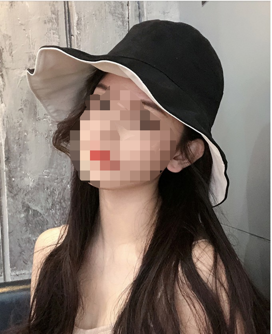 FINDSENSE X 雙面漁夫帽女日系大帽簷百搭防曬遮陽帽子太陽帽