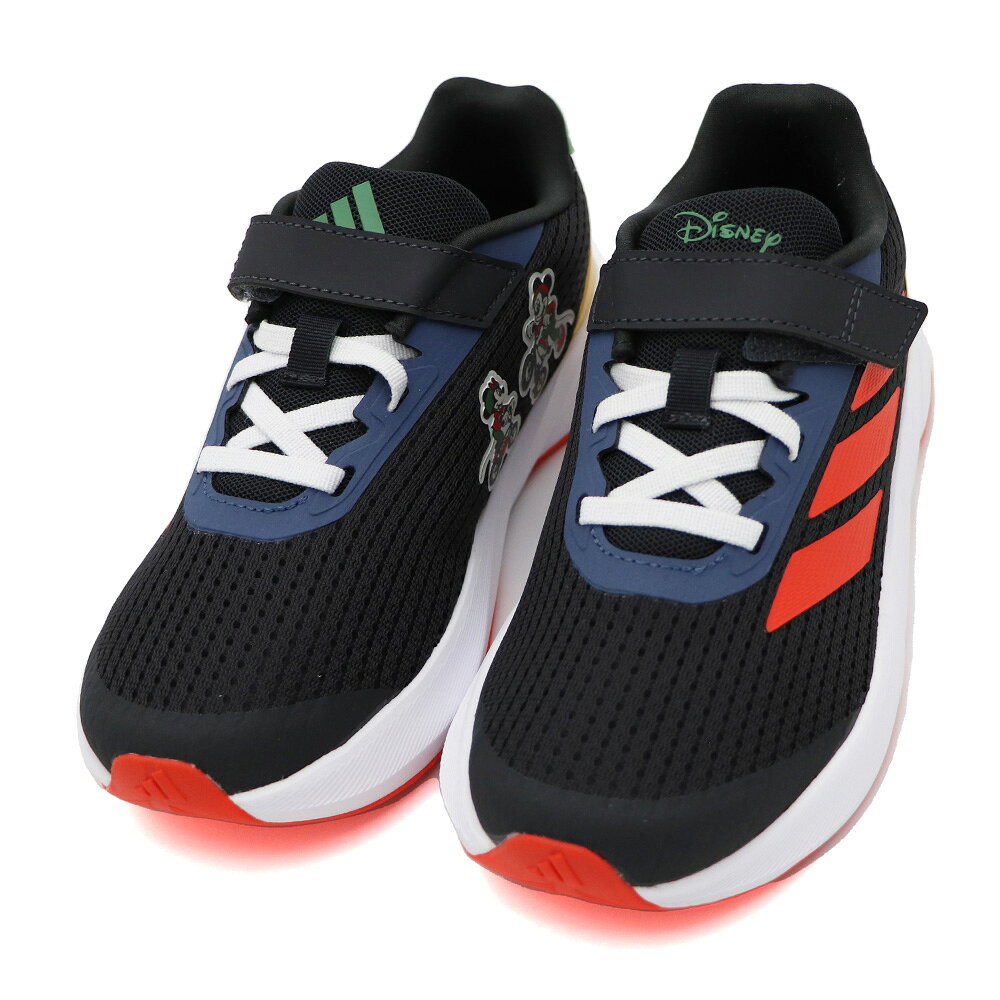 ADIDAS DURAMO Mickey EL K 聯名 魔鬼氈 跑步鞋 中大童鞋 米奇黑 S0620 (IF4034) | 新竹兩隻老虎親 ...