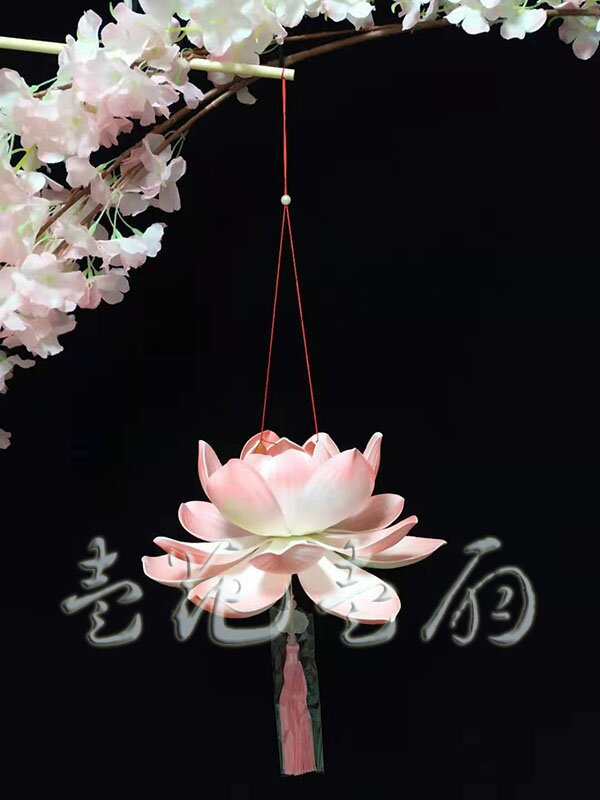 佛燈 蓮花燈 燭臺 春節元宵荷花蓮花手提燈籠放燈行舞蹈演出漢服古風傳統中秋cos 全館免運