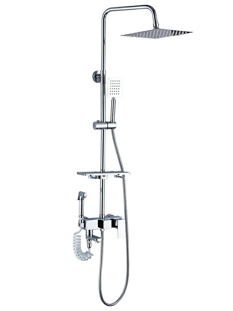 淋浴花灑套裝 淋浴花灑套裝家用全銅浴室淋雨噴頭衛生間水龍頭酒衛浴器洗澡神器『XY11756』