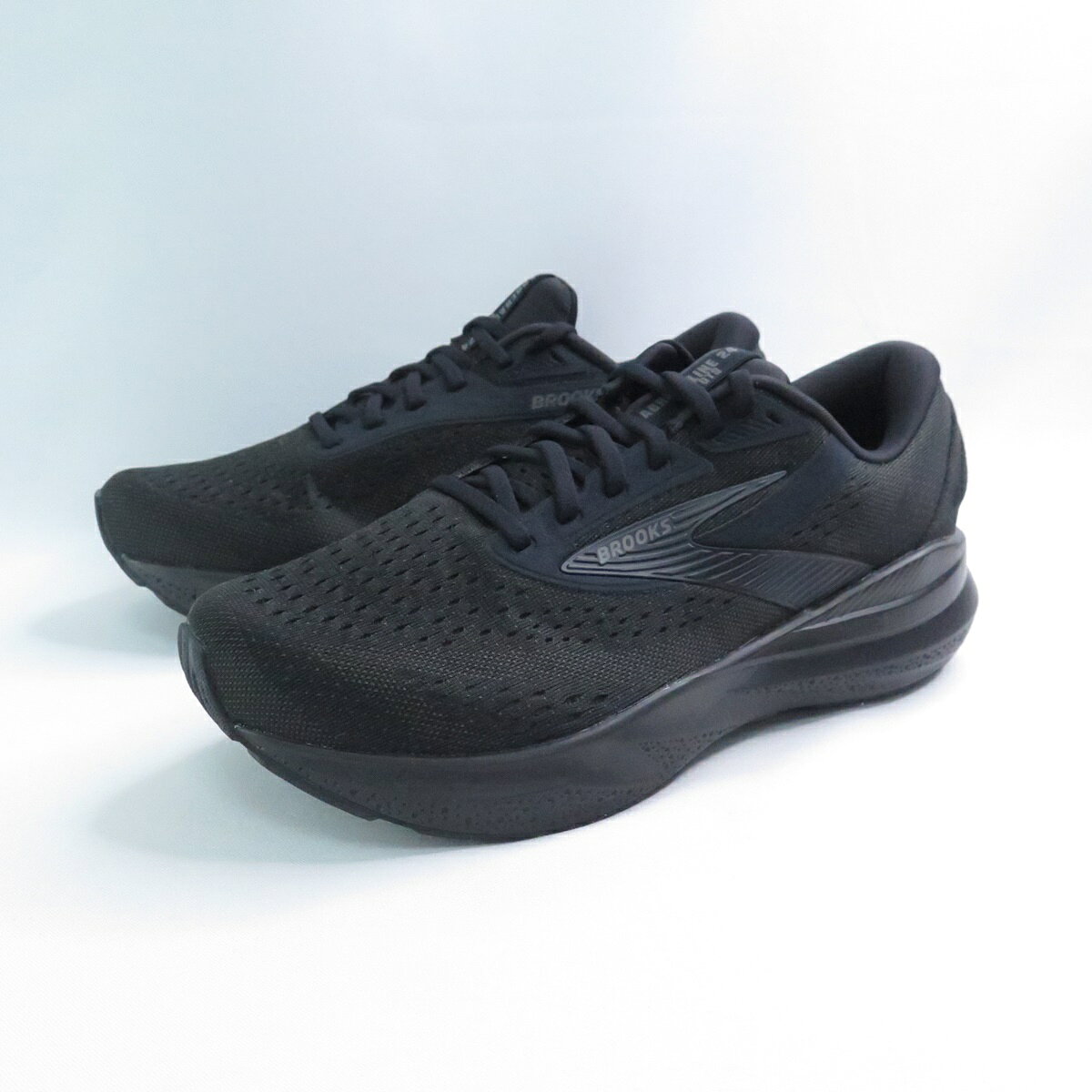 BROOKS 1104374E020 Adrenaline GTS 24 男慢跑鞋 腎上腺數GTS系列 4E寬楦 黑x黑