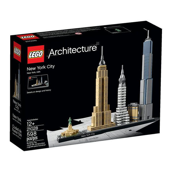 LEGO 樂高 Architecture 建築系列 21028 紐約 【鯊玩具Toy Shark】