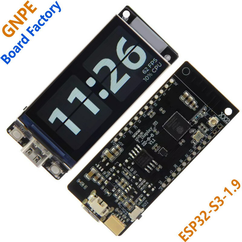 T-Display-S3 1.9寸LCD顯示屏觸摸ESP32-S3R8適用於LILYGOB0321