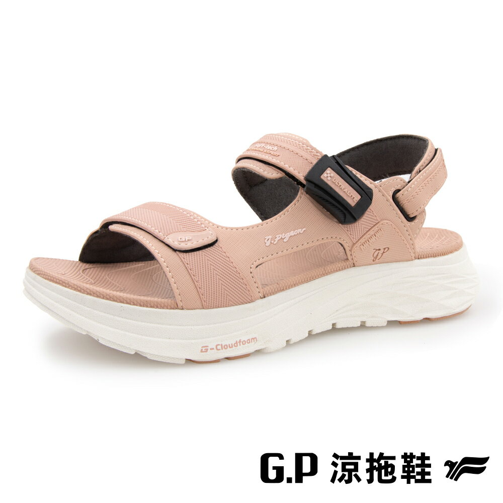G.P(女)超緩震穩定系列雲端鞋 涼拖鞋 女鞋-玫瑰粉色