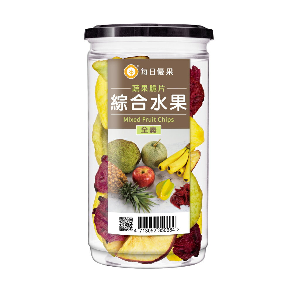 罐裝綜合水果脆片135公克【每日優果】