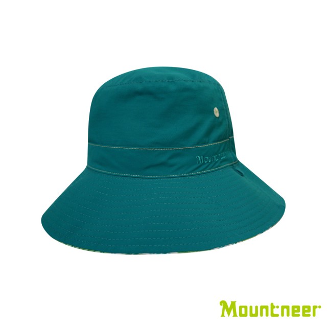 ├登山樂┤山林 Mountneer 中性透氣抗UV雙面帽 土耳其藍/藍綠 # 11H02-83