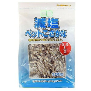 日本藤澤 減鹽1/2小魚乾100g