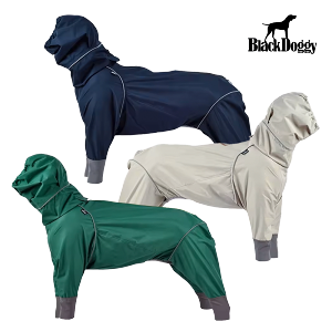 BlackDoggy 寵物戶外防風防潑水衝鋒雨衣 3色 多款尺寸 | 艾爾發寵物