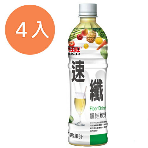 紅牌 速纖 纖維飲料 495ml (4入)/組【康鄰超市】